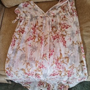 Vince Camuto sheer maxi dress